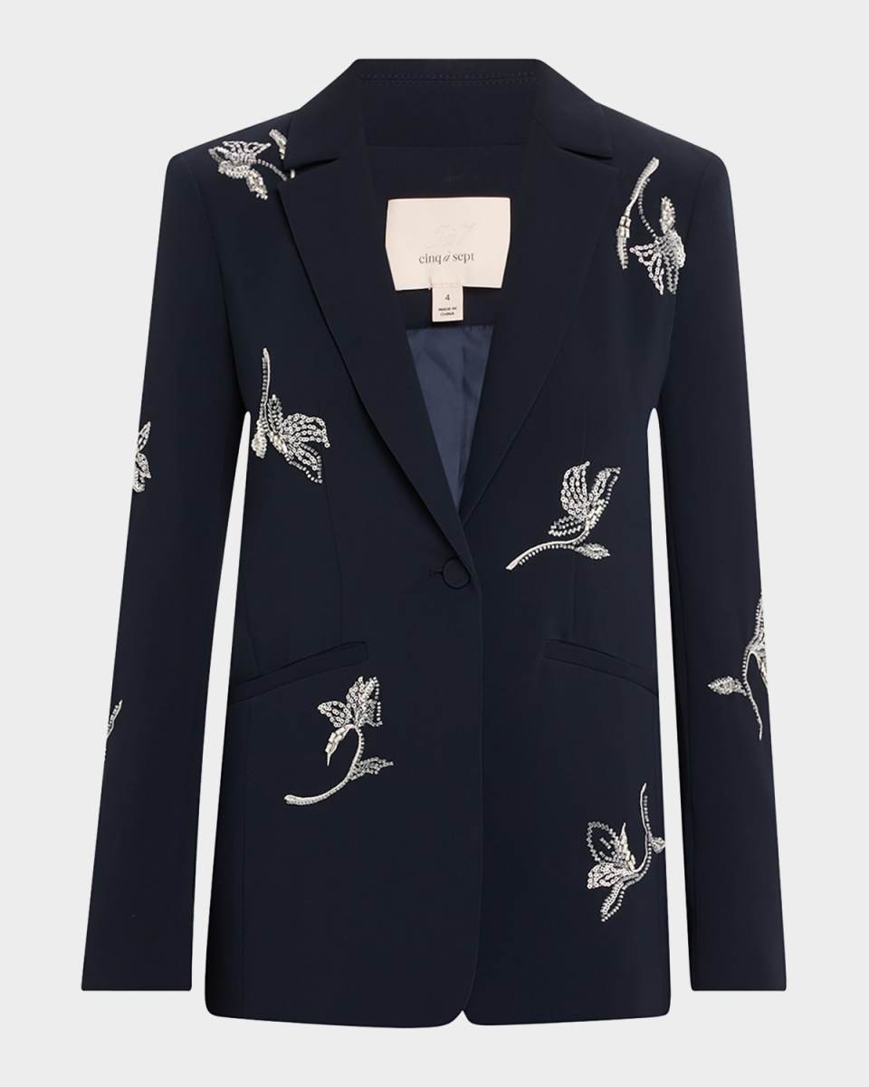 Karlie Falling Lillies Blazer